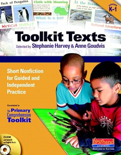 Stock image for Toolkit Texts: Grades PreK-1: Short Nonfiction for Guided and Independent Practice for sale by SecondSale