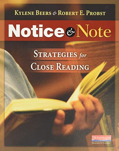 Beispielbild fr Notice & Note: Strategies for Close Reading zum Verkauf von BooksRun