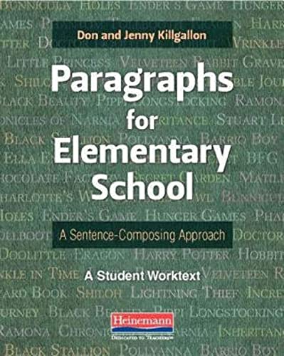 Stock image for Paragraphs for Elementary School for sale by Blackwell's