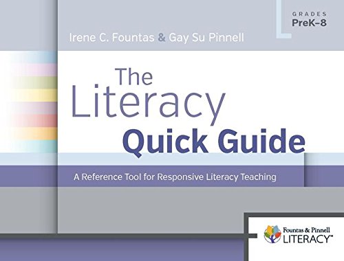 Beispielbild fr The Literacy Quick Guide: A Reference Tool for Responsive Literacy Teaching zum Verkauf von BooksRun