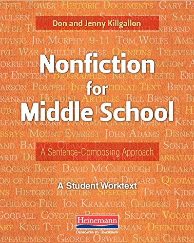 Stock image for Nonfiction for Middle School: A Sentence-composing Approach for sale by Revaluation Books
