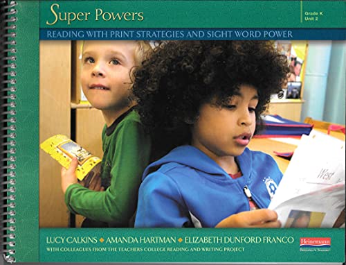 Beispielbild fr Super Powers : Reading with Print Strategies and Sight Word Power zum Verkauf von Better World Books