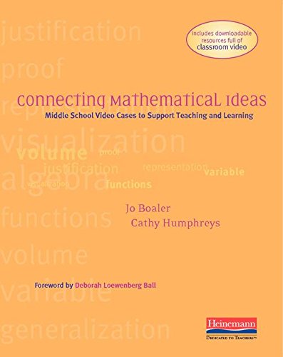 Stock image for Connecting Mathematical Ideas: Middle School Video Cases to Support Teaching and Learning for sale by Irish Booksellers