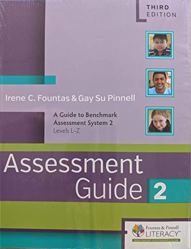 Imagen de archivo de Fountas & Pinnell Guide to Benchmark Assessment System 2 Levels L-Z a la venta por More Than Words