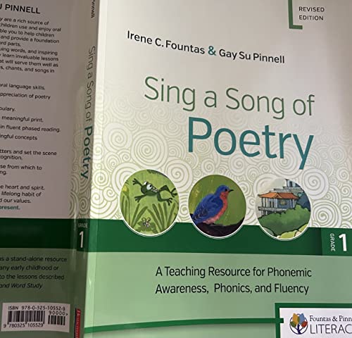 Stock image for Sing a Song of Poetry, Grade 1, Revised Edition: A Teaching Resource for Phonemic Awareness, Phonics and Fluency for sale by Solr Books