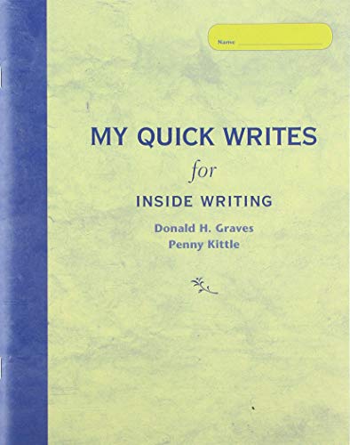 Beispielbild fr My Quick Writes: For INSIDE WRITING zum Verkauf von BooksRun