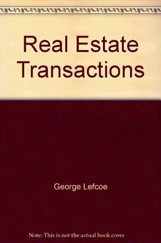 9780327017585: Title: Real estate transactions