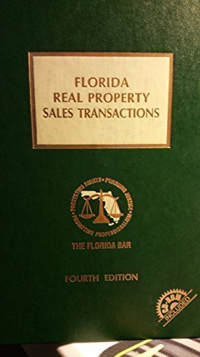 Stock image for Florida Real Property Sales Transactions for sale by ThriftBooks-Dallas