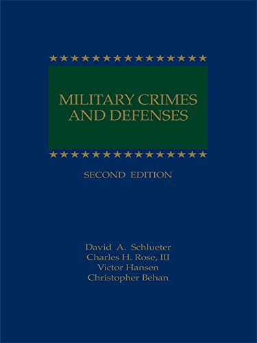 Beispielbild fr Military Crimes and Defenses zum Verkauf von ThriftBooks-Atlanta