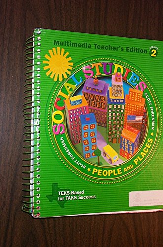 Imagen de archivo de People and Places Multimedia Texas Edition (Scott Foresman Social Studies, Grade 2) a la venta por HPB-Red