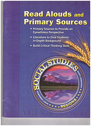 Imagen de archivo de Social Studies Regions Read Alouds and Primary Sources a la venta por dsmbooks