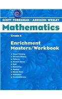 Stock image for Scott Foresman-Addison Wesley Mathematics: Enrichment Masters, Grade 4 ; 9780328049356 ; 0328049352 for sale by APlus Textbooks