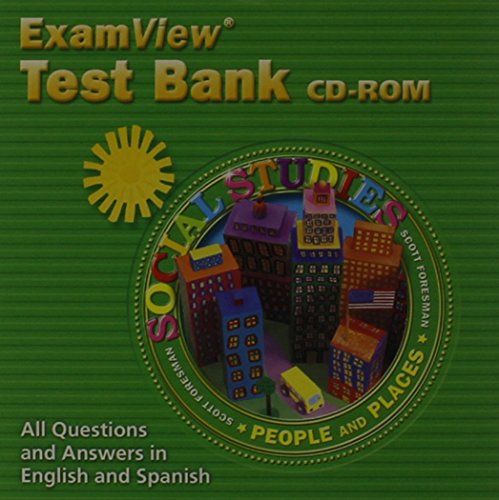 Imagen de archivo de SOCIAL STUDIES 2003 EXAMVIEW TEST BANK CD-ROM GRADE 2 BILINGUAL (English and Spanish Edition) a la venta por HPB-Red