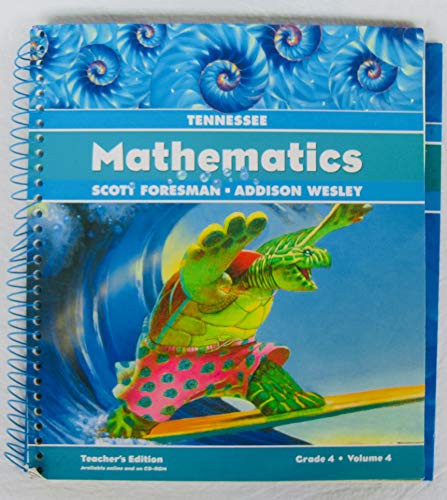 9780328103386: TN Mathematics, Grade 4, Volume 4