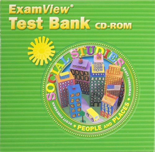 9780328109616: Scott Foresman Social Studies 2005 Examview Test Bank CD-ROM Grade 2