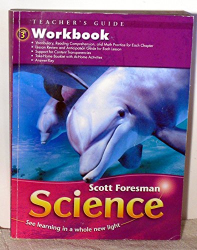 Imagen de archivo de Scott Foresman Science Workbook Grade 3 Teacher's Guide ISBN 0328126063, 9780328126064 a la venta por HPB-Red