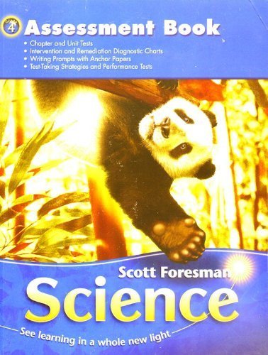 Stock image for Scott Foresman Science Grade 4 Assessment Book for sale by Irish Booksellers