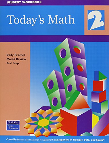 Imagen de archivo de Investigations 2006 Today's Math: Daily Practice Mixed Review Test Prep Grade 2 a la venta por ThriftBooks-Atlanta