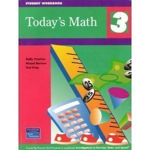 Beispielbild fr Todays Math: Daily Practice, Mixed Review, Test Prep: Grade 3: Student Workbook zum Verkauf von ABOXABOOKS