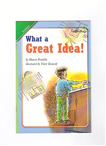 Beispielbild fr What A Great Idea! Reading Street Science, Grade 5.3.1: Leveled Reader, Below Level (2007 Copyright) zum Verkauf von ~Bookworksonline~