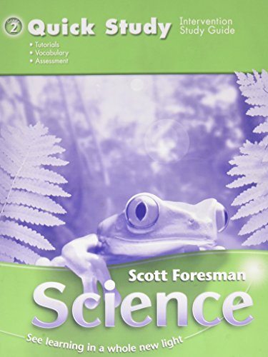 Imagen de archivo de SCOTT FORESMAN SCIENCE 2006 QUICK STUDY GRADE 2 a la venta por BookHolders