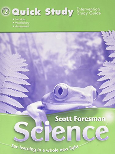 Stock image for SCOTT FORESMAN SCIENCE 2006 QUICK STUDY GRADE 2 for sale by BookHolders