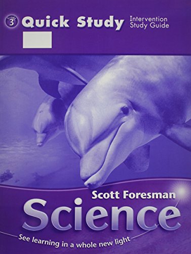 Imagen de archivo de Scott Foresman Science 2006 Quick Study Grade 3 ; 9780328145751 ; 0328145750 a la venta por APlus Textbooks