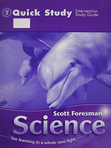 Stock image for Quick Study Intervention Guide for Scott Foresman Science Grade 3 for sale by Nationwide_Text
