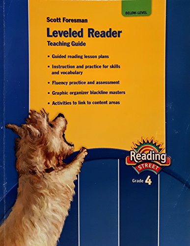 Stock image for Leveled Reader Teaching Guide Below-Level (Scott Foresman Reading Street Grade 4) for sale by Nationwide_Text