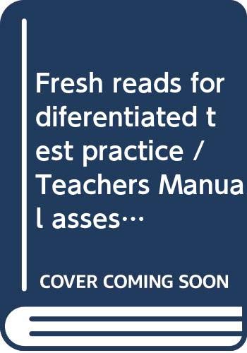 Stock image for Fresh Reads for Differentiated Test Practice: Teacher's Manual for sale by TextbookRush