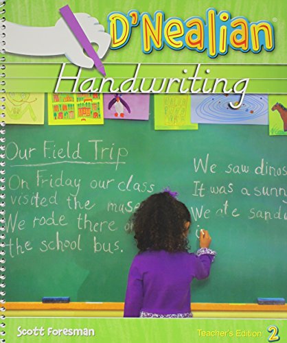 Stock image for DNEALIAN HANDWRITING 2008 TEACHER EDITION GRADE 2 for sale by HPB-Red