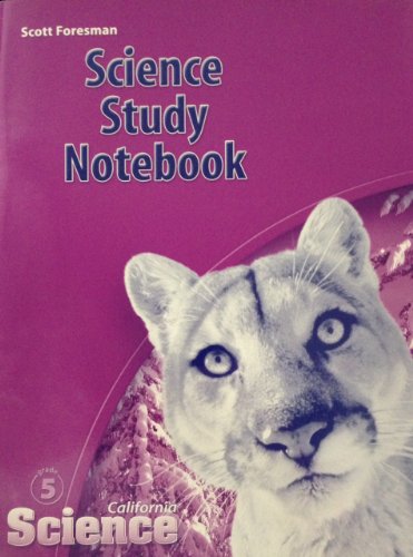 Stock image for Science Study Notebook (California Science Grade 5) for sale by Better World Books