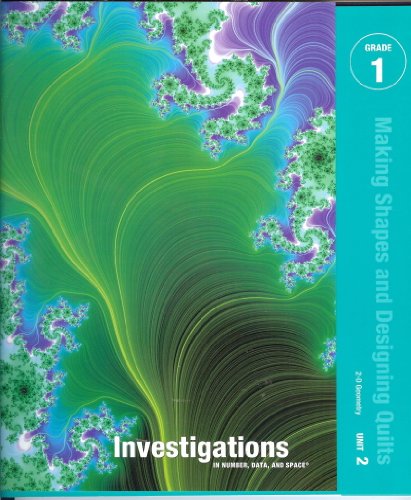 Stock image for Making shapes and designing quilts Unit 2 Teacher's Guide for Investigations in Number, Data, and Space, Grade 1 for sale by ThriftBooks-Atlanta