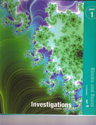 Stock image for Blocks and Boxes Unit 9 Teacher's Guide for Investigations in Number, Data, and Space, Grade 1 for sale by OwlsBooks