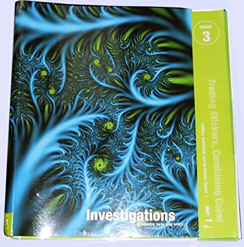 Stock image for Investigations in Number, Data, and Space. Trading Stickers, Combining Coins. Addition Subtraction, and the Number System 1. Grade 3, Unit 1 for sale by Discover Books