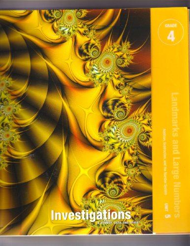 9780328237579: Landmarks and Large Numbers Investigations in Number, Data, and Space, Grade 4: Curriculum Unit 5 Teacher's Guide