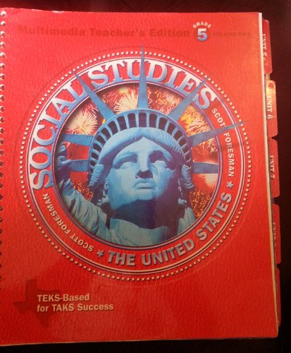 9780328239573: Title: The United States Vol1 Teachers Edition Scott For