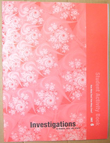 Beispielbild fr INVESTIGATIONS 2008 STUDENT ACTIVITY BOOK GRADE 2 BOOK 6 zum Verkauf von SecondSale