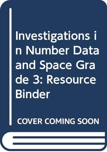 Imagen de archivo de Investigations in Number, Data, and Space, Grade 3: Resource Binder a la venta por HPB-Red