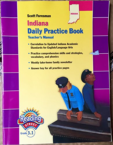 Stock image for Indiana Daily Practice Book Teacher's Manual Grade 3.1 (Reading Street) for sale by Nationwide_Text