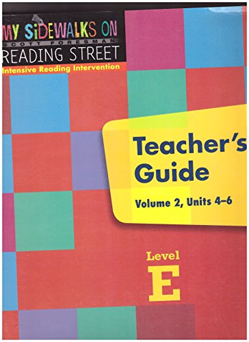 Stock image for My Sidewalks on Reading Street Intensive Reading Intervention Teacher's Guide Vol. 2 Units 4-6 for sale by Nationwide_Text