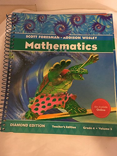 Imagen de archivo de Mathematics (Mathematics Diamond Edition, Grade 4 Volume 4) a la venta por BEST_TEXTBOOKS_DEALS