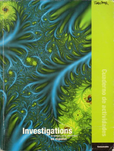 Stock image for INVESTIGATIONS 2008 SPANISH STUDENT ACTIVITY BOOK GRADE 3 for sale by The Book Cellar, LLC