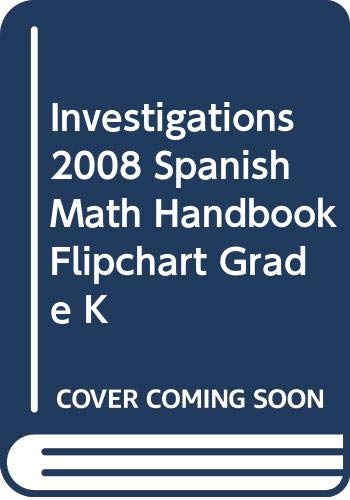 9780328331079: Investigations 2008 Spanish Math Handbook Flipchart Grade K