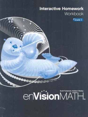 9780328341764: Envision Math: Interactive Homework Workbook, Grade 3