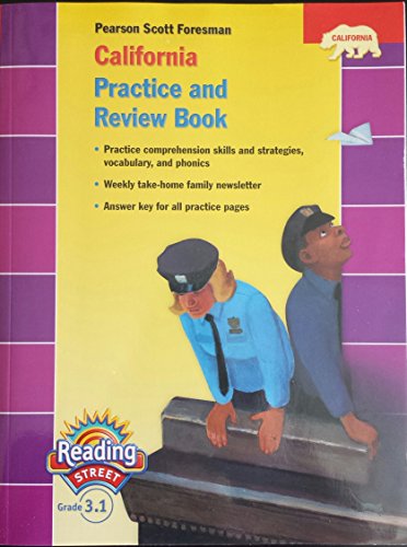 Imagen de archivo de Pearson Scott Foresman California Practice and Review Book (Pearson California Reading Street, Teacher's Manual, Grade 3.2) a la venta por HPB-Red