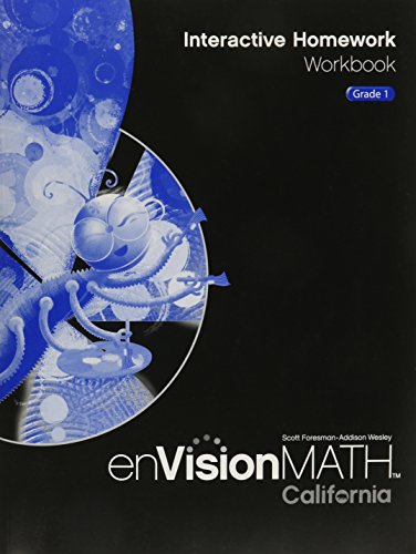 9780328384419: Envision Math Interactive Homework Workbook Grade 1