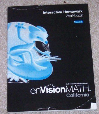 9780328384464: Interactive Homework Workbook Grade 6 (enVision Math)