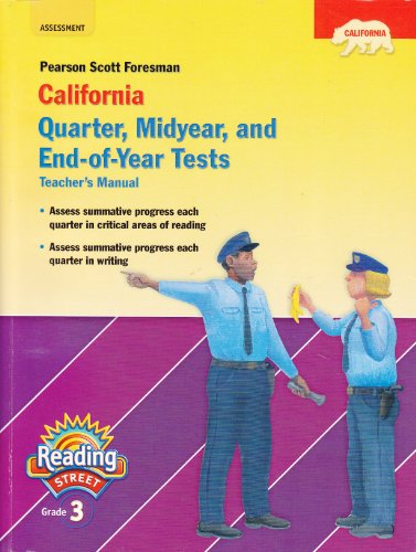 Stock image for Pearson Scott Foresman California Quarter, Midyear, and End-of-Year T for sale by Hawking Books