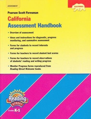 Stock image for Pearson Scott Foresman California Assessment Handbook; Reading St for sale by Hawking Books